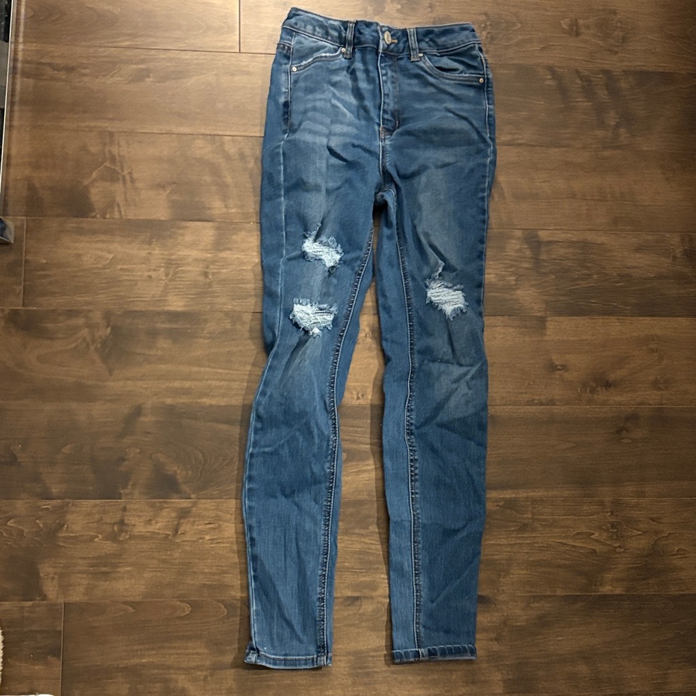 Refuge Kids Blue Distressed Jeans